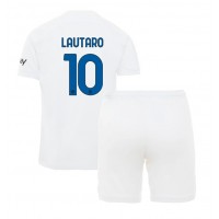 Inter Milan Lautaro Martinez #10 Gostujuci Dres za djecu 2023-24 Kratak Rukav (+ Kratke hlače)